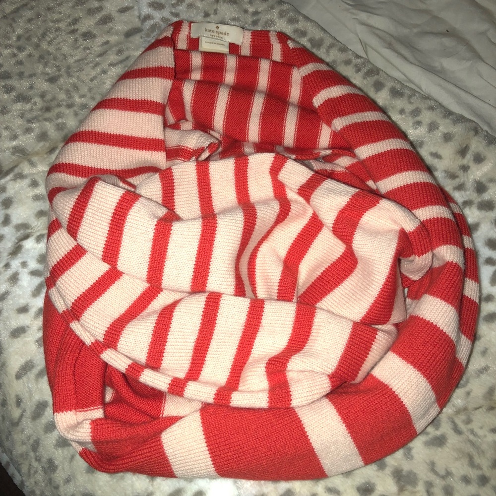 Kate Spade Striped Infinity Scarf